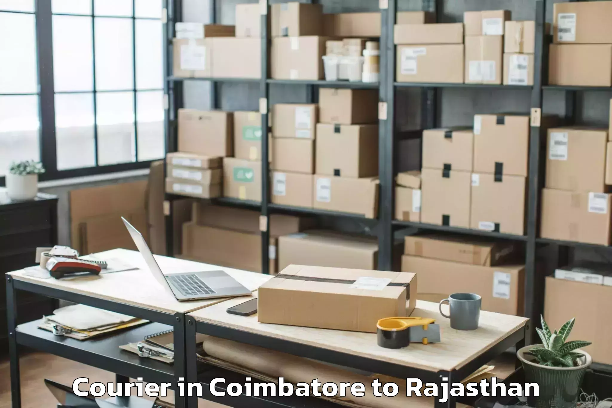 Book Your Coimbatore to Takhatgarh Courier Today